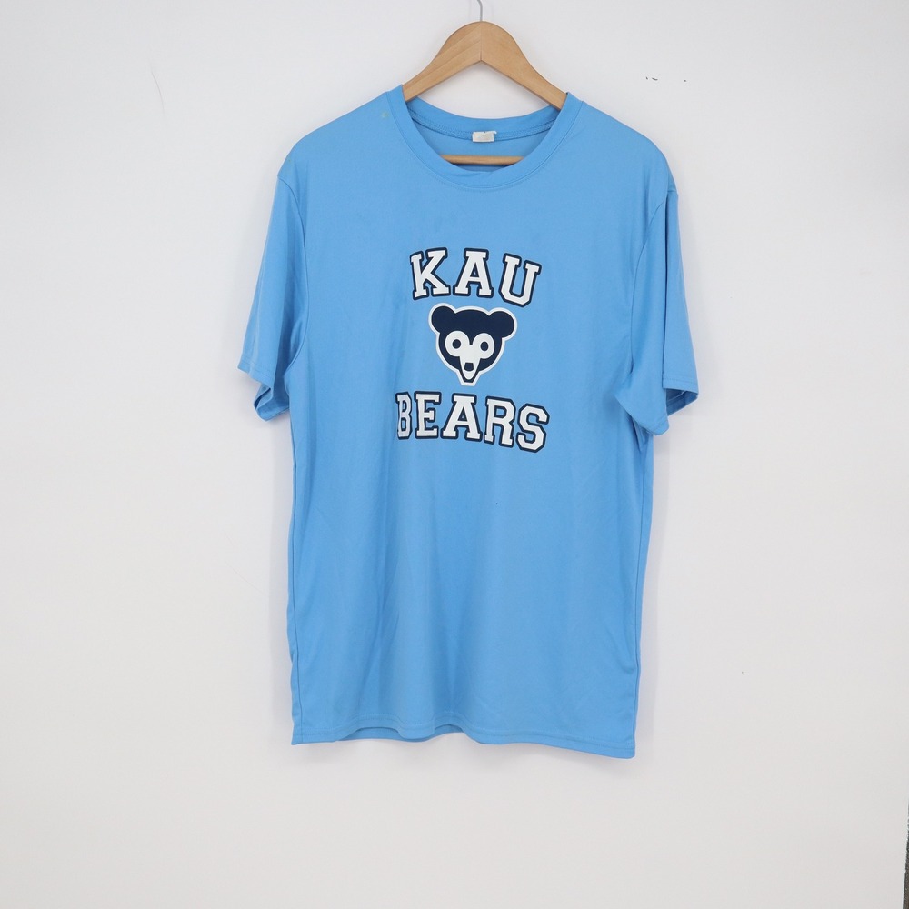 Sport-Tek T-shirt Mens L Kau Bears Light Blue Short Sleeve Athletic Good